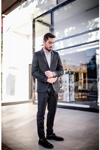 Alberto Silva Erkek Slim Fit Damatlık Takım Elbise