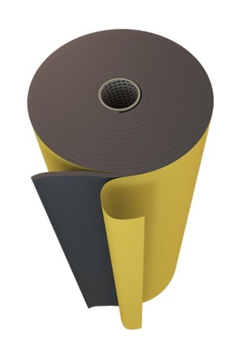 TÜRKELİ Oto Ses Yalıtım Kauçuk Sünger Yapışkanlı 6mm 100x100