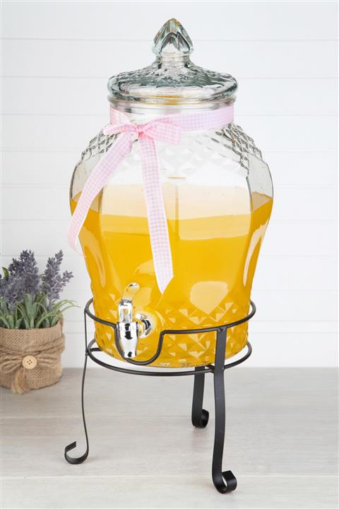 ACAR Ferforje Standlı 7,6Lt Lüx Sebil/Şerbetlik