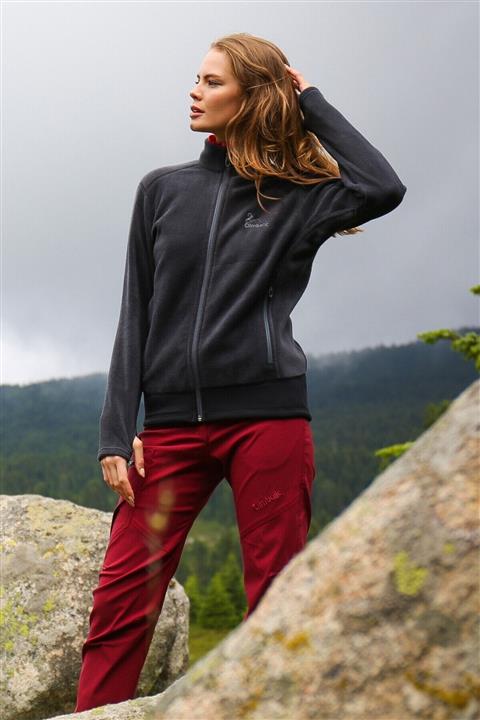 Climbolic Kadın Gri Mary Polar Ceket