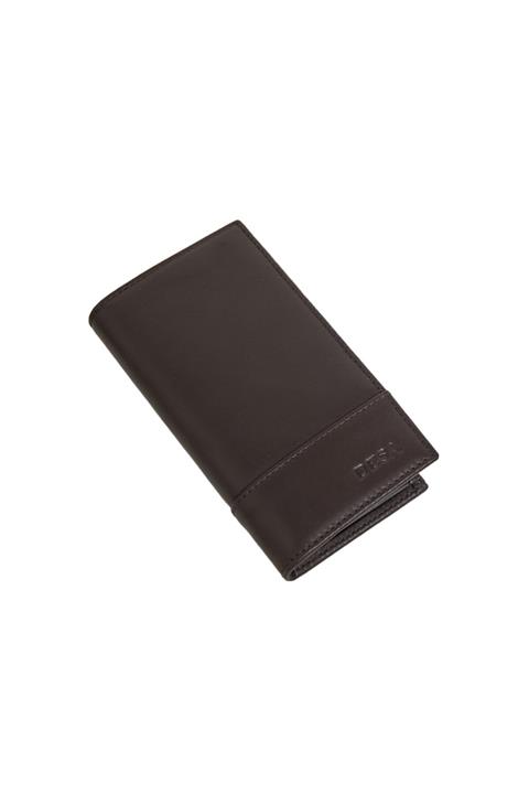 Desa Kahve Şeritli Erkek Deri Kartlık