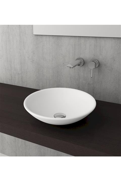 Bocchi Venezıa Çanak Lavabo 40 Cm - Mat Beyaz