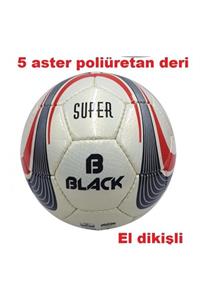 Povit No:4 Black Süper Halısaha Ve Çim Saha Futbol Topu 4 Numara ( Lateks Iç Lastik )