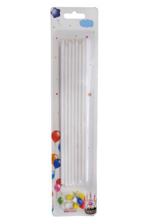 whiteavm Mum Pastel 20 Cm Beyaz Pk:8 Kl:450