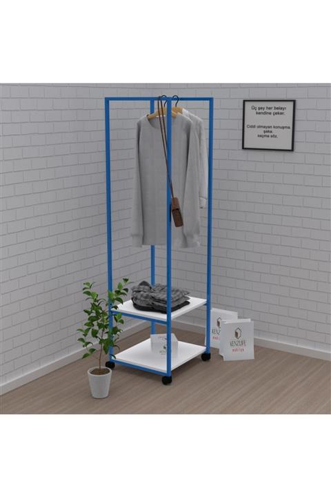 Kenzlife Larose askılık elbise askısı edirnekapı byz-mvi tekerlekli konfeksiyon dolabı