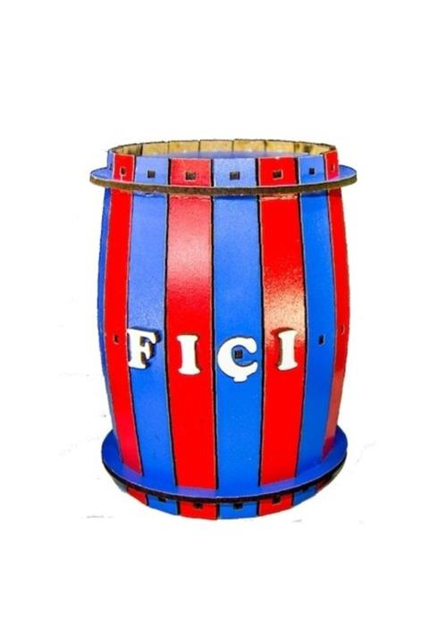 Brand House Taraftar 3 Ahşap Fıçı Kumbara