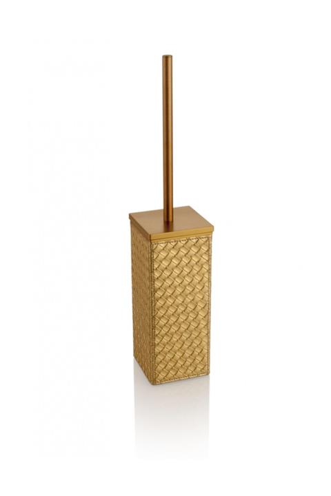 Gedy Marrakech Tuvalet Fırçası Altın Deri