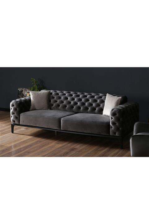 Bievve Gri Lucca Chester Kanepe