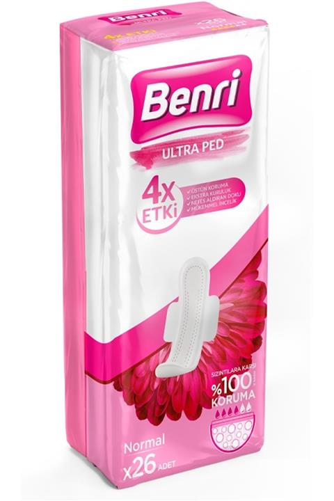 Benri Hijyenik Ped Normal Çoklu 26 lı