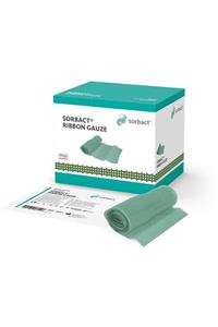 sorbact ® Ribbon Gauze 10x200cm, Mantar Ve Bakteri Enfeksiyonu Giderici Şerit Yara Örtüsü