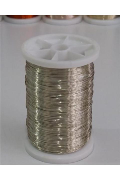 FİLOMAT Antik Gümüş Renkli Filografi Teli 150 mt