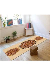 Markaev Bej Üçlü Mandala Yoga Paspası 06