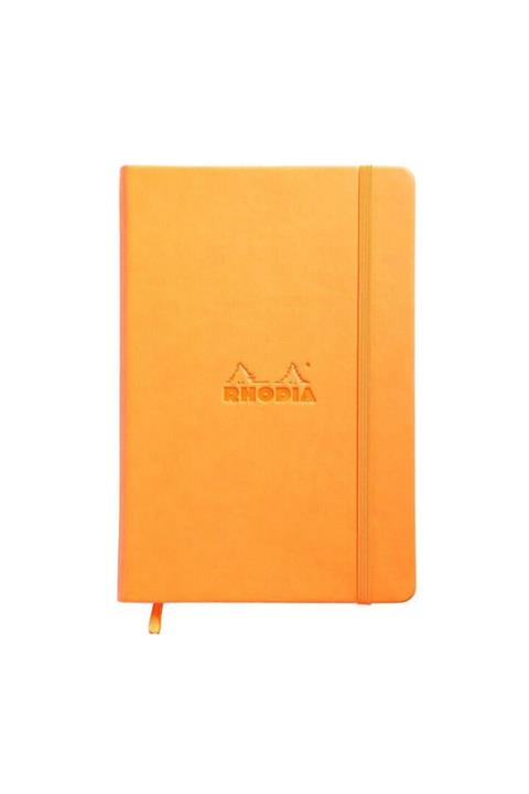 Rhodia Boutique Webnotebook 10x15 Plas Çizgili Defter Turuncu Sert Kapak Rw118068
