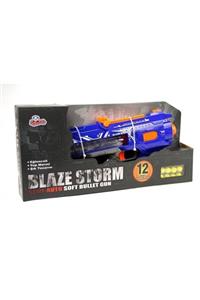 Vardem Blaze Storm 7073 Pilli Otomatik Sünger Atan Oyuncak Tüfek 12 Yumuşak Top Mermili