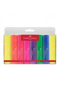 Faber Castell Faber-castell Textliner 8'li Pastel Fosforlu Kalem