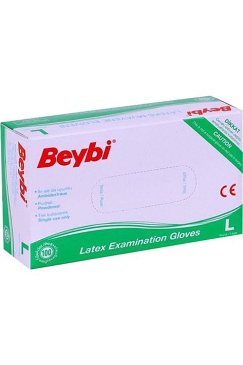 Beybi Lateks Pudralı Eldiven  100'lü+ Siperlik Hediye