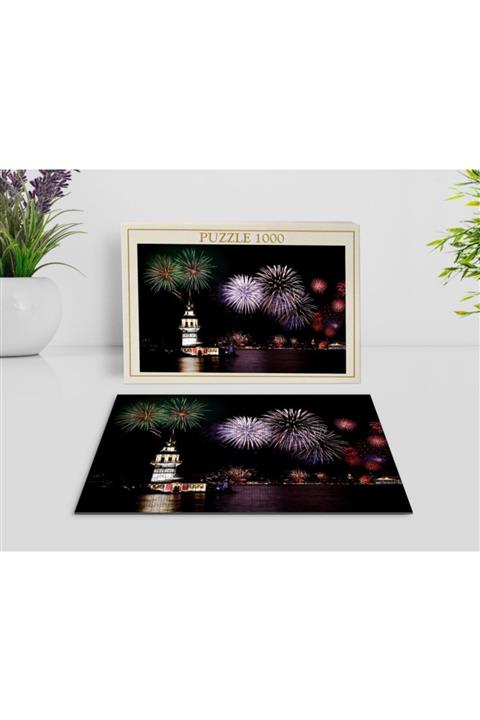 BK Home Istanbul Manzara 1000 Parça Profesyonel Puzzle-16