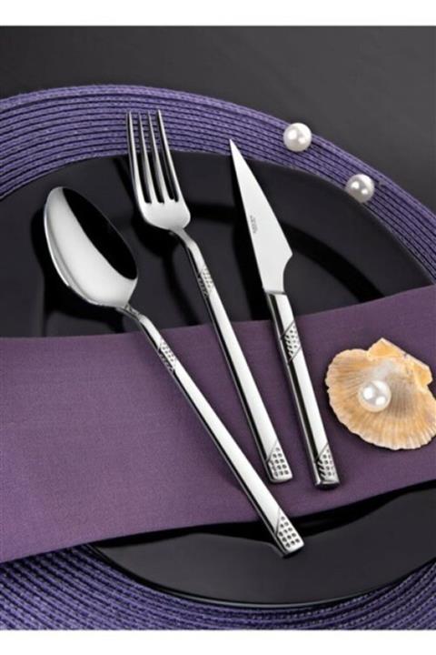 Alaca Inci 60 Parça Çatal Kaşık Takımı