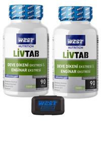 West Nutrition Livtab Milk Thistle ve Enginar Ekstresi Glutatyon Içerikli 2 X 90 Tablet