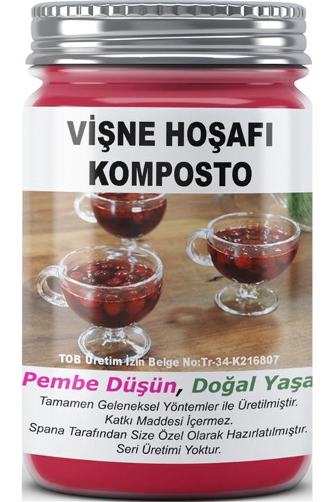 SPANA Vişne Hoşafı Komposto Ev Yapımı Katkısız 500ml