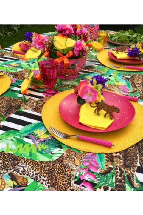 Sister Home Design Leopar Peçete Halkası & Peçete Yüzüğü