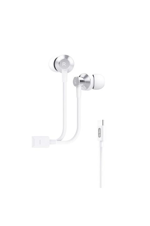 Kilifplus Samsung Galaxy S20 Fe Uyumlu Kulaklık 1.2m Type C Kablolu Kulak İçi Hı-fı Mikrofonlu Go Des Ep-219