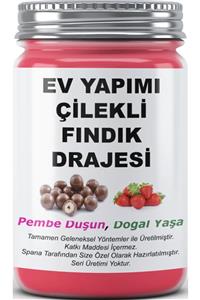 SPANA Ev Yapımı Katkısız Çilekli Fındık Drajesi 250 gr