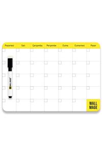 WALLMAGE Easyboard Haftalık & Aylık Planlayıcı- A4 (21 X 29.7 Cm)