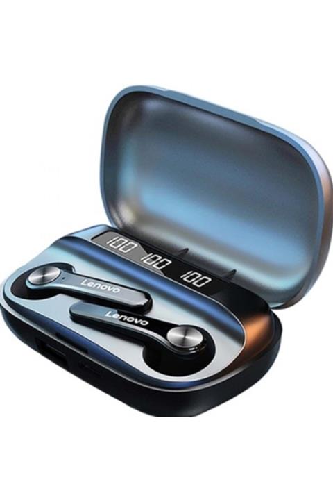 PoyrazGlobal Lenovo Qt81 Tws Kablosuz Kulak Içi Bluetooth Kulaklık Şarj Göstergeli Siyah Renk Bluetooth 5.0