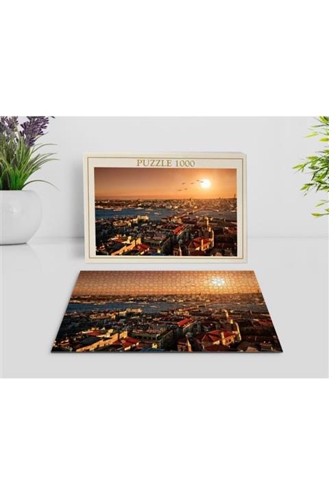 BK Home Istanbul Manzara 1000 Parça Profesyonel Puzzle-22