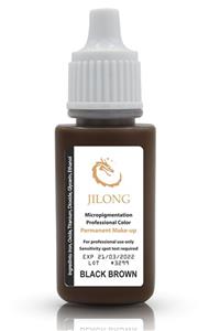 Jilong Kalıcı Makyaj Pigmenti Black Brown 20 ml