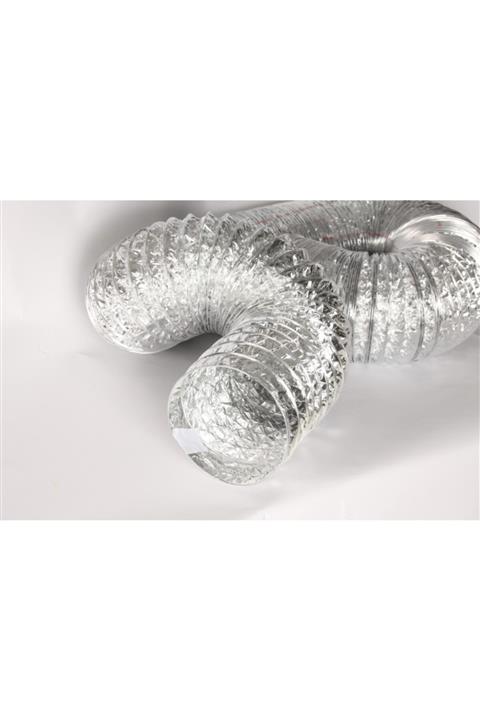 VST Izolesiz Alüminyum Ø160mm Fleksible Hava Kanalı Flex 10mt