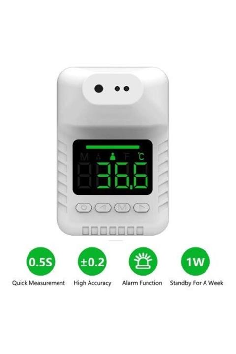 AteşTech K3x Temassız Kızılötesi Duvar Tipi Ateş Ölçer