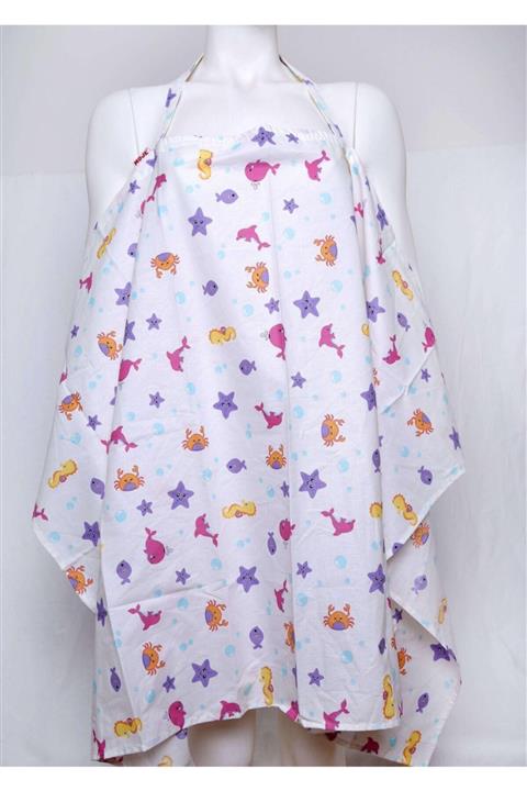 Moje Boze Anne Emzirme Örtüsü Akvaryum Pembe