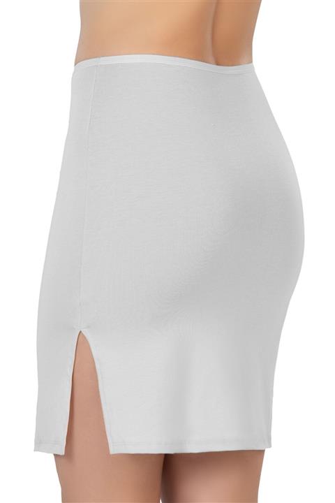 Emay Beyaz 1438 Modal Cotton Midi Jupon