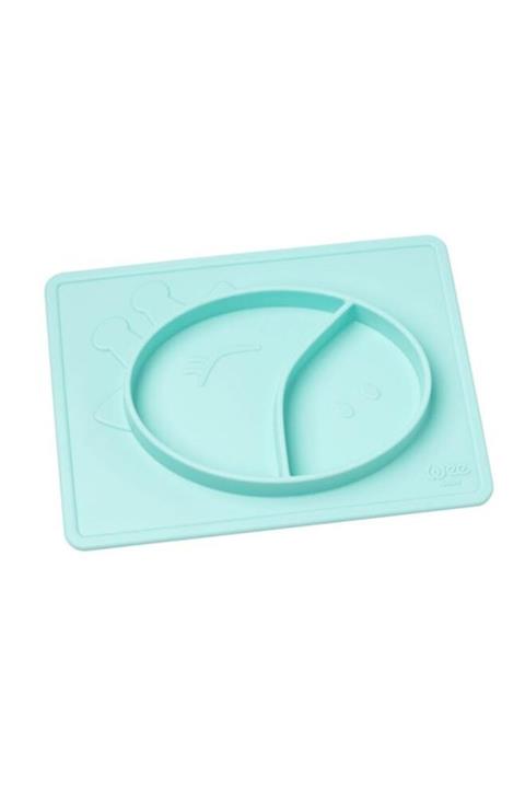 Wee Baby Prime Wee Baby 925 Prime Mama Tabağı Matlı Silikon Turuncu Turkuaz