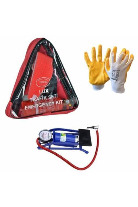 Mashotrend 8 Parça Ayak Pompalı Trafik Seti - Ekonomik Seri