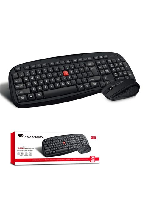 TEKNOTOK Wireless Klavye & Mouse Set Platoon Pl-383