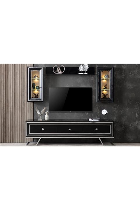 CaddeYıldız Rixos Luxury Siyah Tv Ünitesi