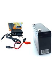 ATAEXPRESS Aliş Oyuncak Araba 6 Volt 12 Amper 6v 12ah Akü + 6 Volt Akü Şarj Cihaz Adaptör 2li Set 6v 1ah Set 1a