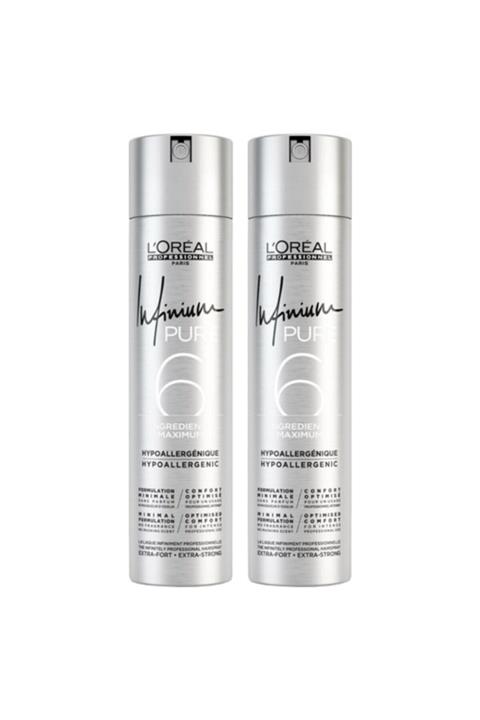L'Oreal Paris L'oreal Infinium Pure Güçlü Tutuşlu Saç Spreyi 500 ml X 2 Adet