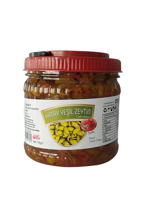 Turunç Gıda Yeşil Zeytin Kırık Soslu 1 Kg