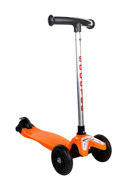 LavaBaby Yükseklik Ayarlı 3 Tekerli Scooter Turuncu