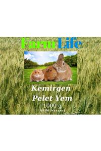 FarmLife Tohum Farm Life 5 Kg Ince Pelet Kemirgen Yemi ( Tavşan - Hamster - Guinea Pig )