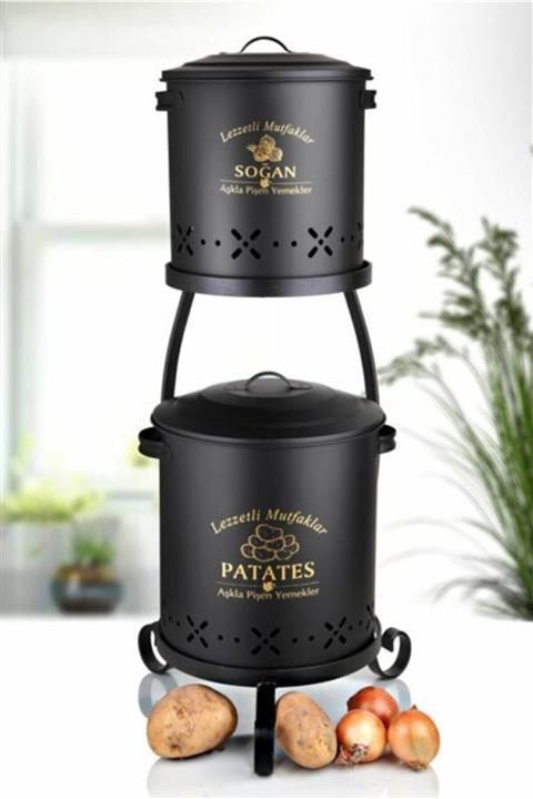 BİTERSE 2'li Patates Soğan Kovası