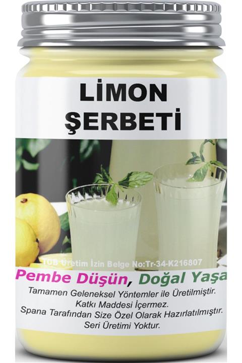 SPANA Limon Şerbeti Ev Yapımı Katkısız 500ml