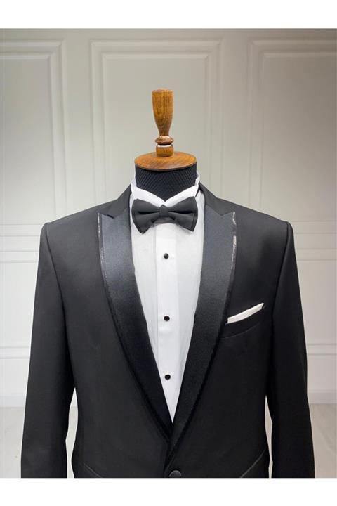 Sarar Kırlangıç Yaka Siyah Smokin