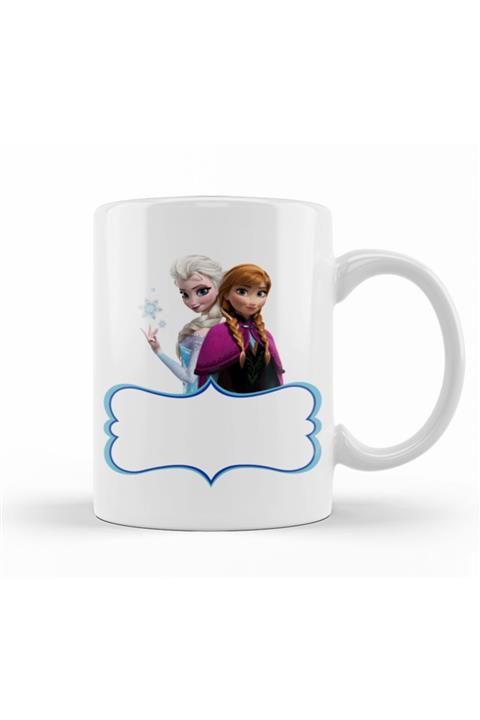 Baskı Dükkanı Elsa Anna Frozen Olaf Kristoff Kupa