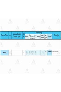 RIK Segman Cıvıc 01-06 1.6 / 75.00mm / D16v1 / 0.50 Takım