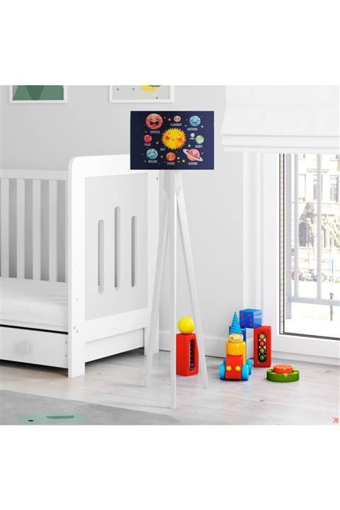 Çekirdek Home Sevimli Uzay Çocuk Odası Lambader